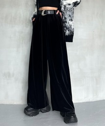 PAGEBOY（ページボーイ）の「サイドタックルーズベロアパンツ/イージーパンツ【4color・2size】（その他パンツ）」