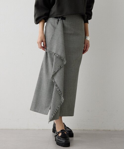 セール】チェックフリンジスカート（スカート）｜Whim Gazette（ウィム