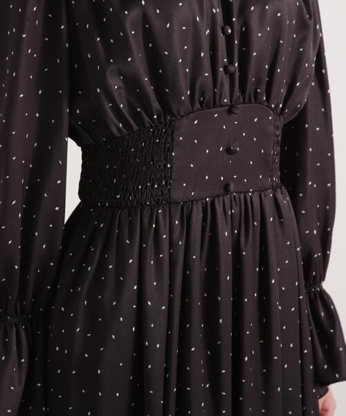 PROPORTION BODY DRESSING(プロポーションボディドレッシング)の「クルミ釦付きギャザーワンピース / 1215240110(ワンピース・レディース・ベージュ/ピンク/ブラック系その他・MEDIUM/P/S/SMALL)」の21枚目の写真