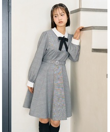 LOVETOXIC（ラブトキシック）の「【卒服・セレモニー】ベルトつきワンピース（ワンピース）」