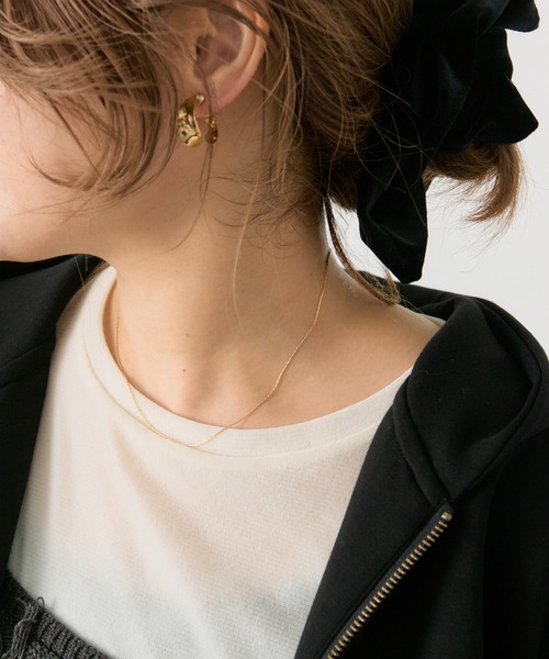 PUAL CE CIN（ピュアルセシン）の「【＠noricorico102企画】チェーンネックレス（ネックレス・レディース・シルバー/ゴールド・FREE）」の2枚目の写真