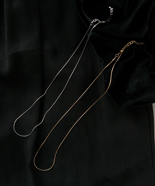 PUAL CE CIN（ピュアルセシン）の「【＠noricorico102企画】チェーンネックレス（ネックレス・レディース・シルバー/ゴールド・FREE）」の4枚目の写真