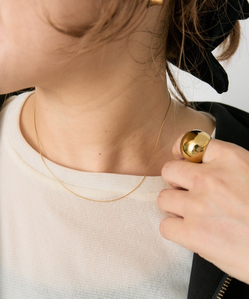 PUAL CE CIN（ピュアルセシン）の「【＠noricorico102企画】チェーンネックレス（ネックレス・レディース・シルバー/ゴールド・FREE）」の8枚目の写真