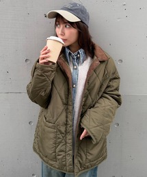 ♪衿取り外し可能 2WAYキルティングジャケット