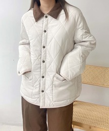 AS KNOW AS plus | ♪衿取り外し可能 2WAYキルティングジャケット(ブルゾン)