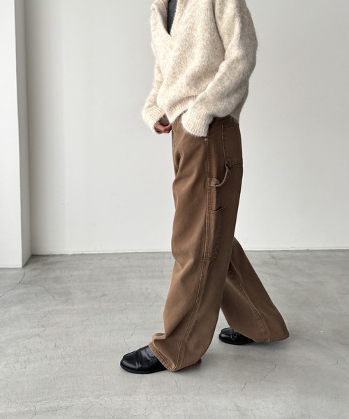 CANAL JEAN(キャナルジーン)の「El mar ツイルペインターパンツ 512(デニムパンツ・レディース・ブラウン・MEDIUM/SMALL)」の2枚目の写真