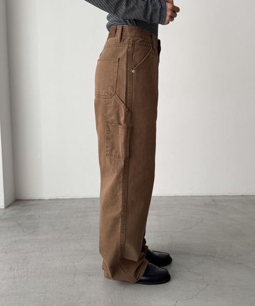 CANAL JEAN(キャナルジーン)の「El mar ツイルペインターパンツ 512(デニムパンツ・レディース・ブラウン・MEDIUM/SMALL)」の8枚目の写真