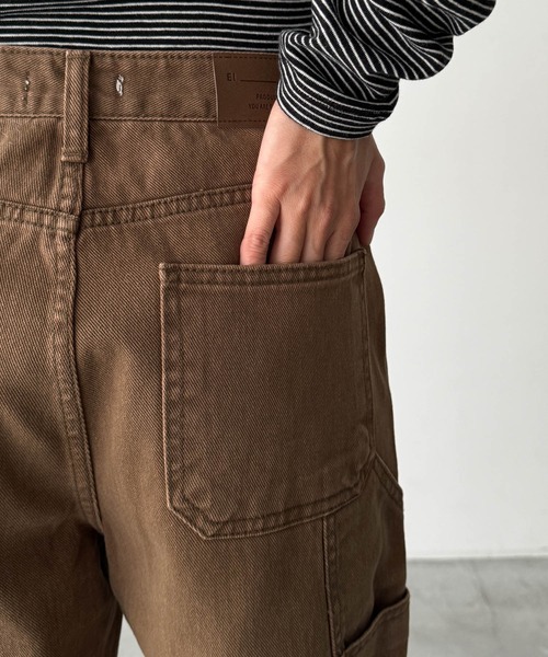 CANAL JEAN(キャナルジーン)の「El mar ツイルペインターパンツ 512(デニムパンツ・レディース・ブラウン・MEDIUM/SMALL)」の11枚目の写真