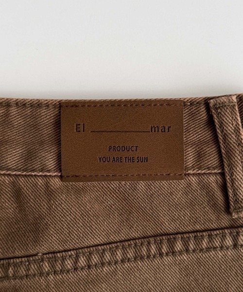 CANAL JEAN(キャナルジーン)の「El mar ツイルペインターパンツ 512(デニムパンツ・レディース・ブラウン・MEDIUM/SMALL)」の14枚目の写真