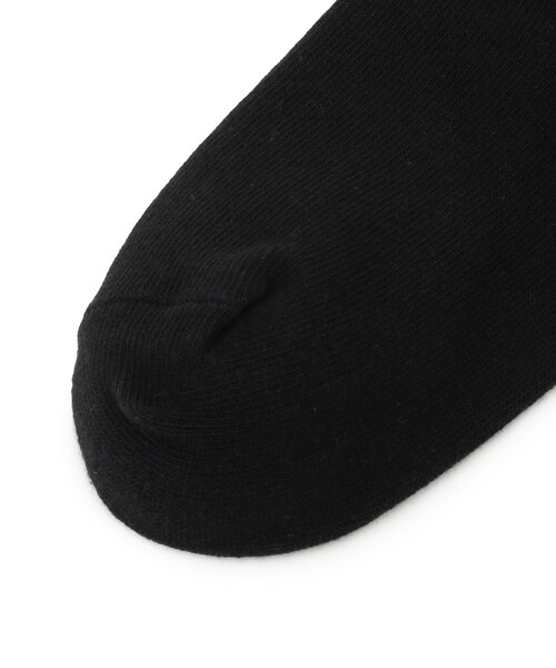 SHOO・LA・RUE(シューラルー)の「【セレモニー】エンブレムハイソックス(ソックス/靴下・キッズ・ブラック/アイボリー・79/75)」の6枚目の写真