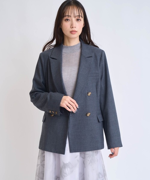 NOELA(ノエラ)の「ウールダブルブレストジャケット(その他アウター・レディース・ブラウン/チャコールグレー・S/M)」の12枚目の写真