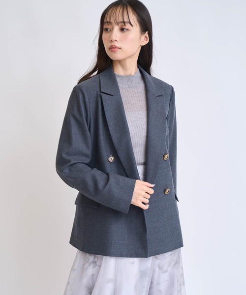 NOELA(ノエラ)の「ウールダブルブレストジャケット(その他アウター・レディース・ブラウン/チャコールグレー・S/M)」の15枚目の写真