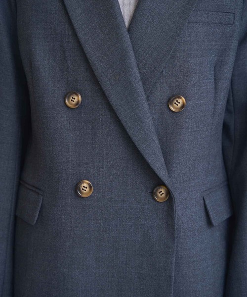 NOELA(ノエラ)の「ウールダブルブレストジャケット(その他アウター・レディース・ブラウン/チャコールグレー・S/M)」の21枚目の写真