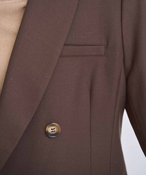 NOELA(ノエラ)の「ウールダブルブレストジャケット(その他アウター・レディース・ブラウン/チャコールグレー・S/M)」の6枚目の写真