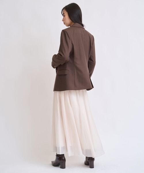 NOELA(ノエラ)の「ウールダブルブレストジャケット(その他アウター・レディース・ブラウン/チャコールグレー・S/M)」の10枚目の写真