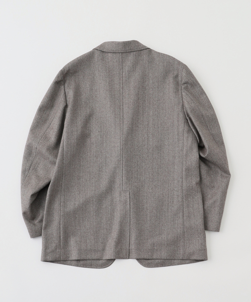 Couture d'adam（クチュールドアダム）の「COUTURE D’ADAM (クチュール ド アダム) 別注 SACK ジャケット(へリンボン)（その他アウター・メンズ・ベージュ・40/42）」の2枚目の写真