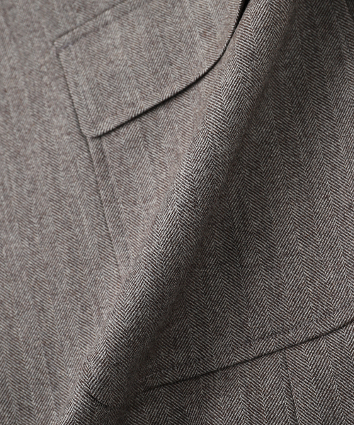 Couture d'adam（クチュールドアダム）の「COUTURE D’ADAM (クチュール ド アダム) 別注 SACK ジャケット(へリンボン)（その他アウター・メンズ・ベージュ・40/42）」の7枚目の写真