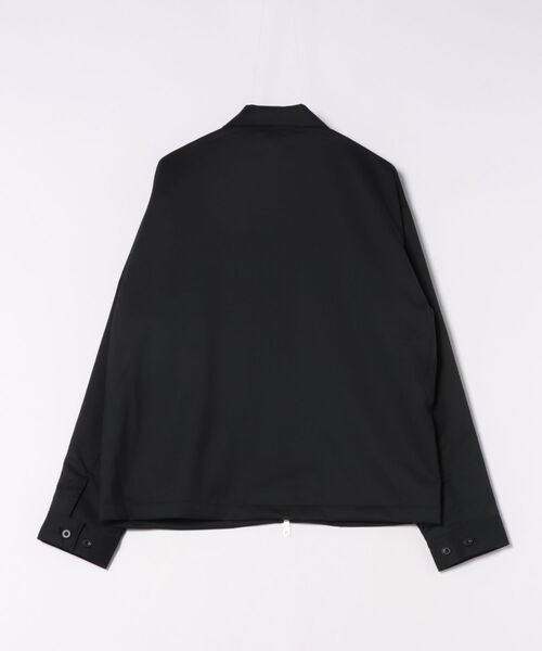 TAKA-Q(タカキュー)の「【ウール混 ストレッチ 防シワ】タカキュー NEO BASICS ハリントンジャケット(セットアップ可能)(カバーオール・メンズ・ブラック・MEDIUM/LARGE/X-LARGE)」の10枚目の写真
