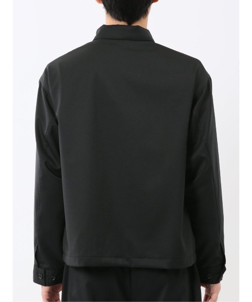 TAKA-Q(タカキュー)の「【ウール混 ストレッチ 防シワ】タカキュー NEO BASICS ハリントンジャケット(セットアップ可能)(カバーオール・メンズ・ブラック・MEDIUM/LARGE/X-LARGE)」の14枚目の写真
