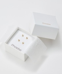 Phoebe | 【SPECIAL SET】『金属アレルギー対応』ジュエルハートペアピアス/サージカルステンレス(ピアス（両耳用）)
