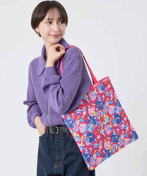 LeSportsac(レスポートサック)の「LARGE EMERALD TOTE ピーナッツプレイタイム(トートバッグ・レディース・ピンク・FREE)」の1枚目の写真