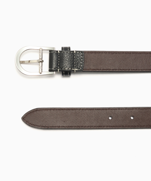 EDIFICE（エディフィス）の「ILCEA MOUSSE カーフベルト（ベルト・メンズ・ブラック/ブラウン・75/80/85/90/95）」の5枚目の写真