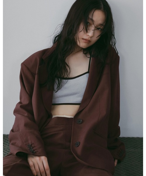 anuke(アンヌーク)の「Linen Half Pants(その他パンツ・レディース・ネイビー/ブラウン・36inch/38inch)」の7枚目の写真