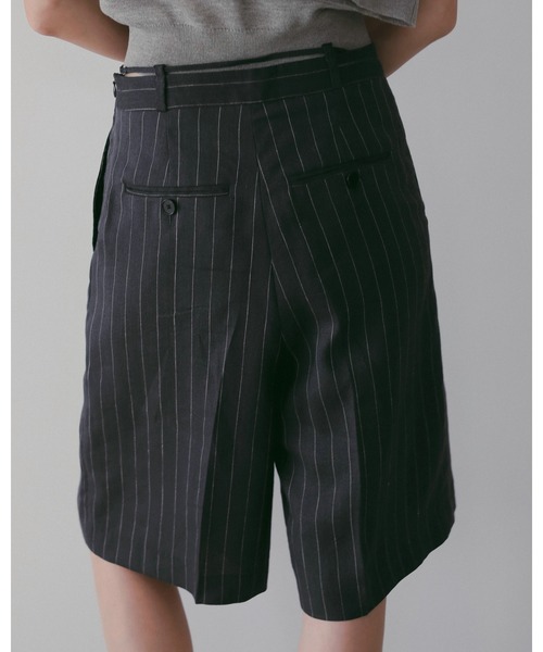 anuke(アンヌーク)の「Linen Half Pants(その他パンツ・レディース・ネイビー/ブラウン・36inch/38inch)」の10枚目の写真