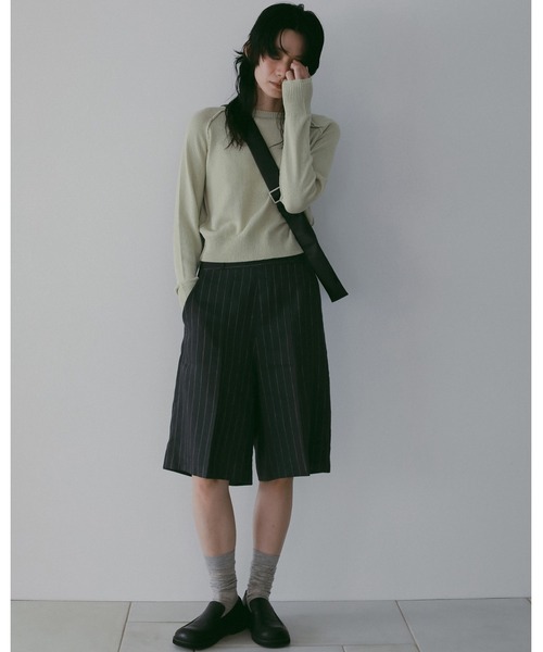 Linen Half Pants（その他パンツ）｜anuke（アンヌーク）の