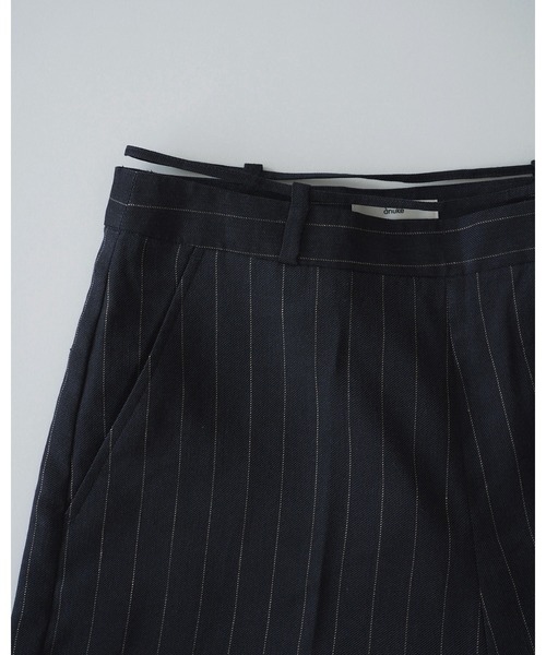 anuke(アンヌーク)の「Linen Half Pants(その他パンツ・レディース・ネイビー/ブラウン・36inch/38inch)」の18枚目の写真