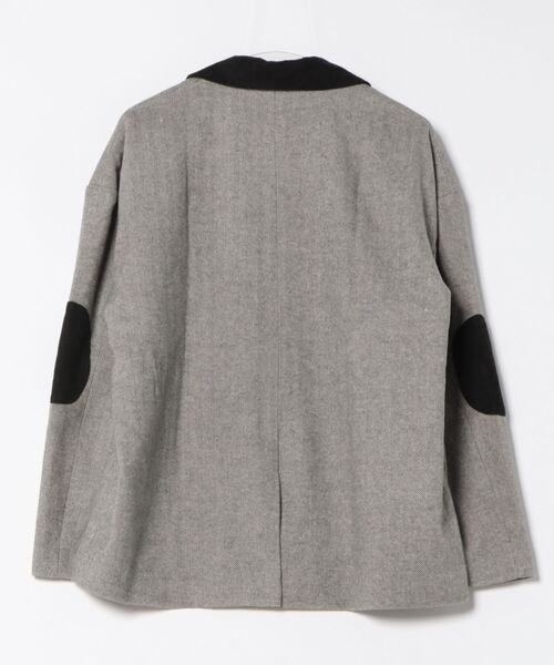 セール】HOOK -original- レトロ調人物刺繍異素材襟テーラード