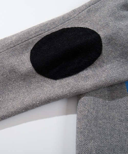 セール】HOOK -original- レトロ調人物刺繍異素材襟テーラード