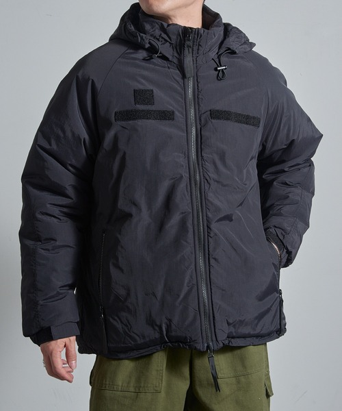 HOUSTON（ヒューストン）の「【HOUSTON】LEVEL 7 JACKET 50323 レベル7ジャケット モンスターパーカー（ダウンジャケット/コート・メンズ・グレー/オリーブ/ブラック・L/XL/M）」の2枚目の写真