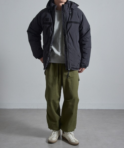 HOUSTON（ヒューストン）の「【HOUSTON】LEVEL 7 JACKET 50323 レベル7ジャケット モンスターパーカー（ダウンジャケット/コート・メンズ・グレー/オリーブ/ブラック・L/XL/M）」の16枚目の写真