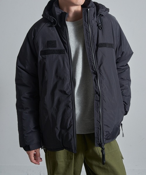 HOUSTON（ヒューストン）の「【HOUSTON】LEVEL 7 JACKET 50323 レベル7ジャケット モンスターパーカー（ダウンジャケット/コート・メンズ・グレー/オリーブ/ブラック・L/XL/M）」の12枚目の写真