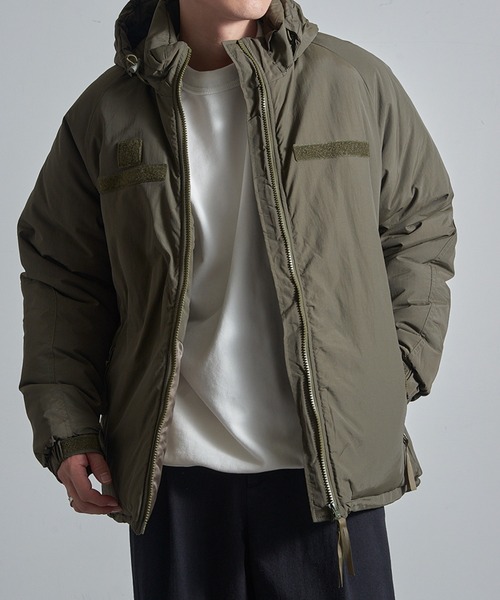 HOUSTON（ヒューストン）の「【HOUSTON】LEVEL 7 JACKET 50323 レベル7ジャケット モンスターパーカー（ダウンジャケット/コート・メンズ・グレー/オリーブ/ブラック・L/XL/M）」の8枚目の写真