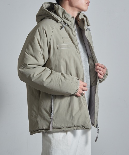 HOUSTON（ヒューストン）の「【HOUSTON】LEVEL 7 JACKET 50323 レベル7ジャケット モンスターパーカー（ダウンジャケット/コート・メンズ・グレー/オリーブ/ブラック・L/XL/M）」の20枚目の写真