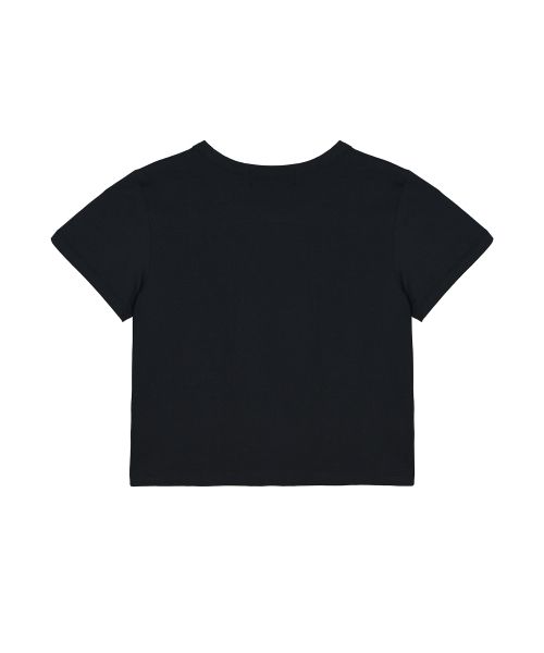 NICK&NICOLE（ニックアンドニコール）の「BUTTERFLY SIGNATURE CROP TOP_BLACK WHITE（Tシャツ/カットソー・レディース・その他・FREE）」の6枚目の写真