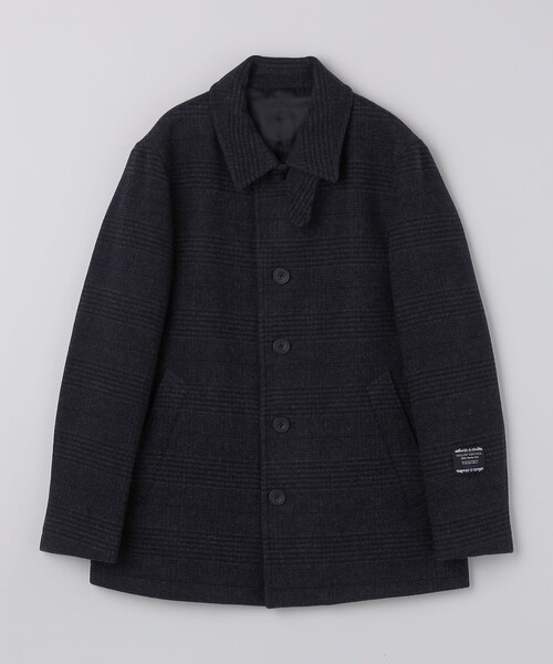 SHIPS Colors（シップス カラーズ）の「SHIPS Colors:ホロウ ウール シングルピーコート（ピーコート・メンズ・ダークブルー/グレー・MEDIUM/LARGE/X-LARGE）」の4枚目の写真