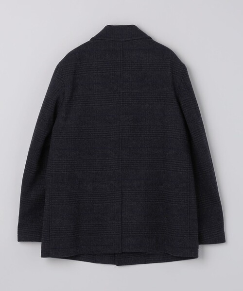 SHIPS Colors（シップス カラーズ）の「SHIPS Colors:ホロウ ウール シングルピーコート（ピーコート・メンズ・ダークブルー/グレー・MEDIUM/LARGE/X-LARGE）」の5枚目の写真