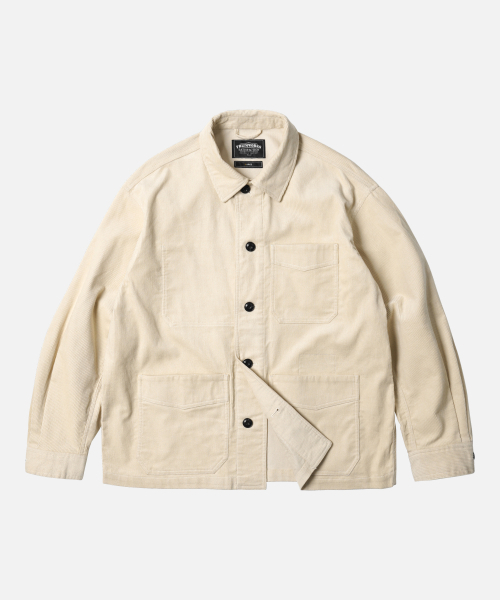 FRIZMWORKS(フリズムワークス)の「CORDUROY FRENCH WORK JACKET _ CREAM(その他アウター・メンズ・その他・SMALL/MEDIUM/LARGE/X-LARGE)」の1枚目の写真