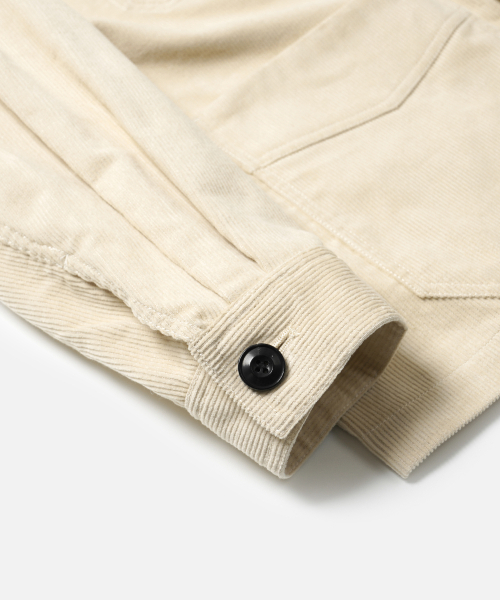 FRIZMWORKS(フリズムワークス)の「CORDUROY FRENCH WORK JACKET _ CREAM(その他アウター・メンズ・その他・SMALL/MEDIUM/LARGE/X-LARGE)」の7枚目の写真