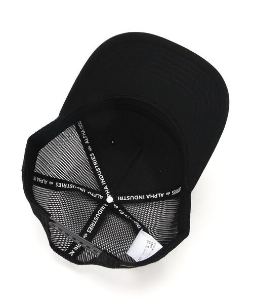 Alpha Industries(アルファインダストリーズ)の「Alpha Industries/アルファインダストリーズ/Alpha Label Trucker Cap/アルファ ラベル トラッカー キャップ(キャップ・メンズ・ブラック/オリーブ系/ネイビー・F)」の11枚目の写真