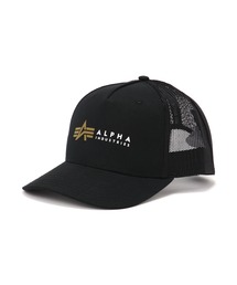 Alpha Industries（アルファインダストリーズ）の「Alpha Industries/アルファインダストリーズ/Alpha Label Trucker Cap/アルファ ラベル トラッカー キャップ（キャップ）」