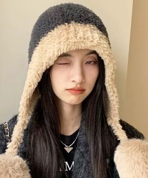 ファー 帽子」に該当するニットキャップ/ビーニーファッション通販