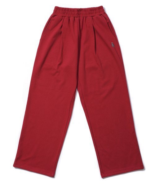 GAKKAI UNIONS(ガッカイユニオンズ)の「ワンタックワイドスウェットパンツバルガンディ(スウェットパンツ・レディース・その他・LARGE/MEDIUM/SMALL/X-LARGE)」の2枚目の写真