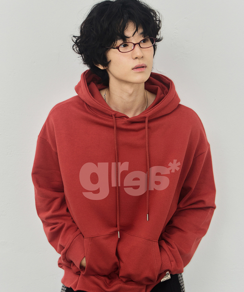 GRAVER（グレーバー）の「[ユニセックス]GRAE-S WIDE フードパーカー_ブリック（パーカー・レディース・ワインレッド・SMALL/MEDIUM/LARGE）」の2枚目の写真
