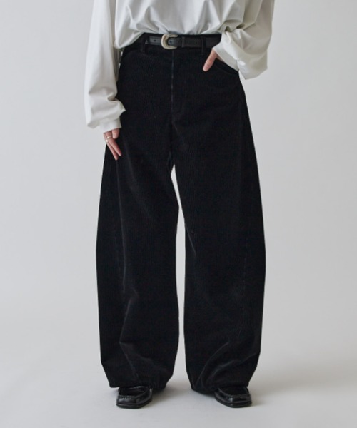 cornier wool corduroy pants コーデュロイパンツ　M Lui's（ルイス）の「WOOL CORDUROY/ウールコーデュロイカーブパンツ