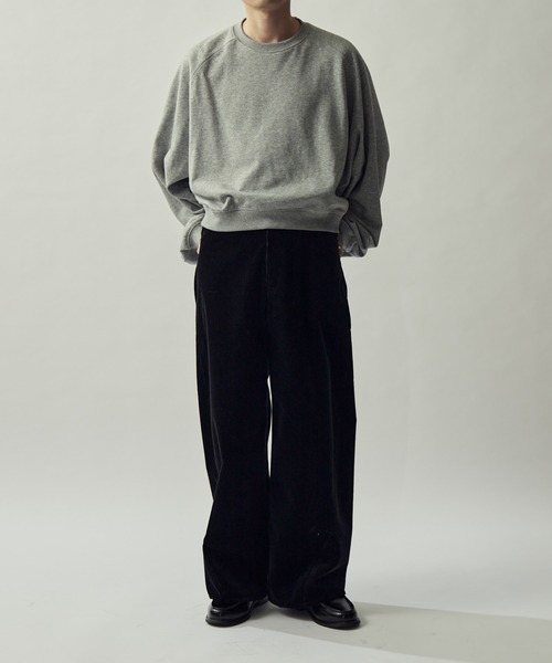 Lui's（ルイス）の「WOOL CORDUROY/ウールコーデュロイカーブパンツ（その他パンツ・メンズ・ダークブルー/ブラック・S/M）」の7枚目の写真