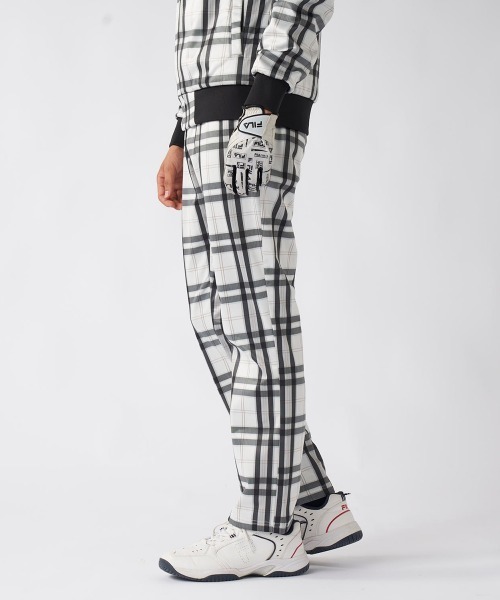 セール】【FILA GOLF:フィラゴルフ】チェック柄ボンディングパンツ
